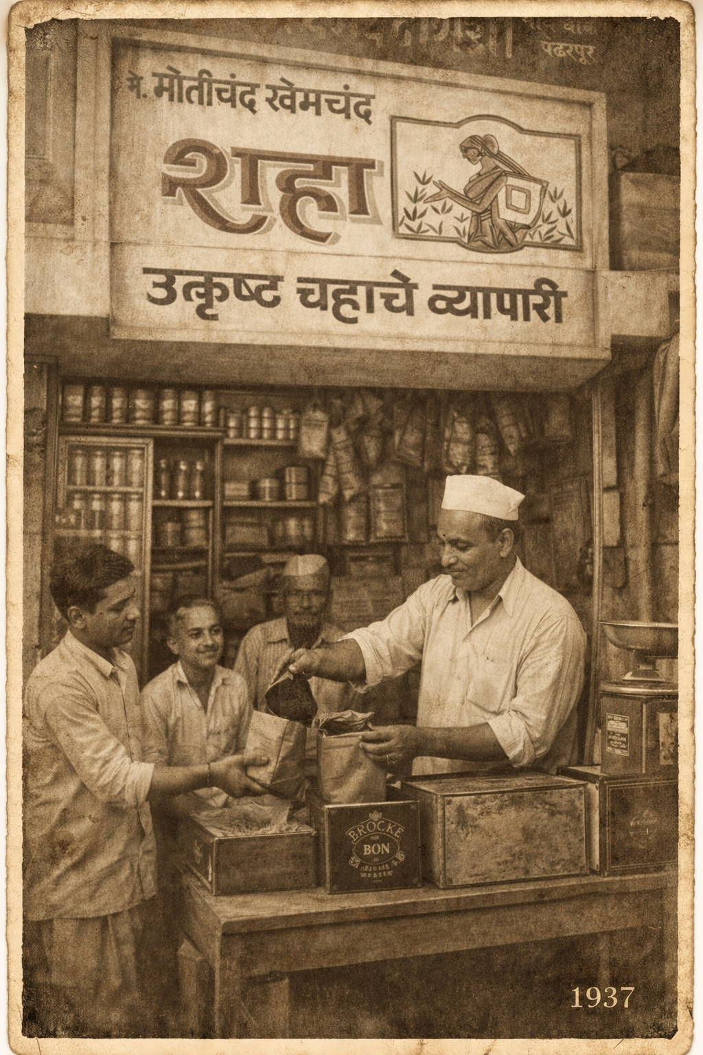 Ruchi tea powder old shop