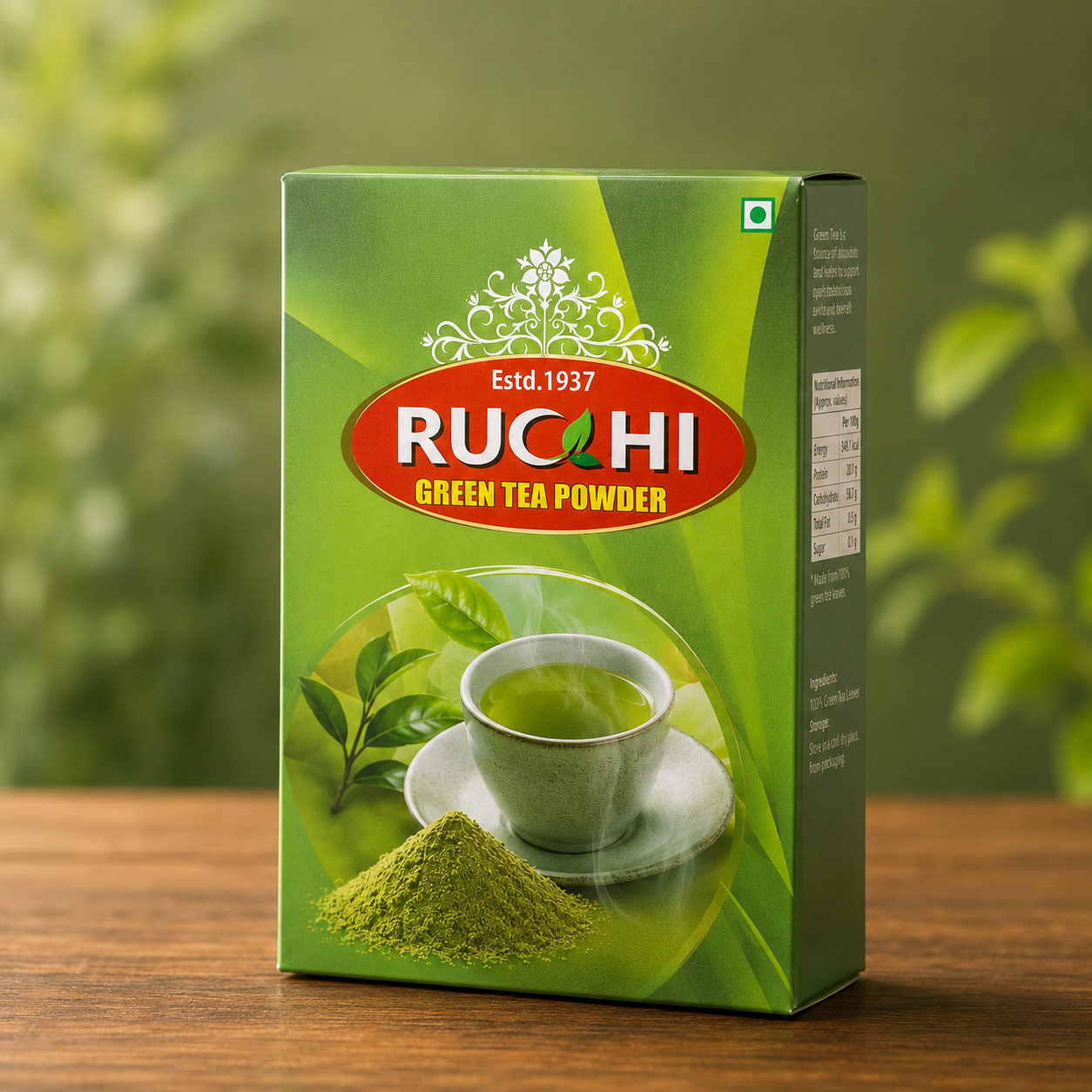 Ruchi Green tea powder